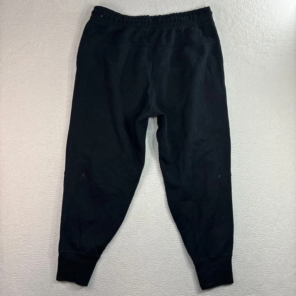 Nike Tech‎ Fleece Joggers Women XL Black Tapered Sweatpants Cuffed CW4292-010